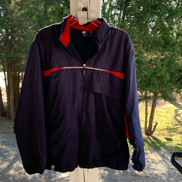Retro Starter Windbreaker Jacket Mens Medium - Picture 1 of 6